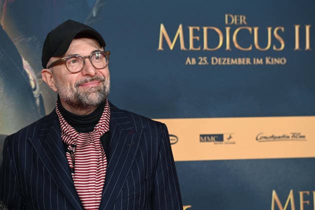 Philipp STOELZL, Stölzl, director, portrait, portrait, portrait, cropped single image, single motif, red carpet, red carpet show, arrival, film premiere DER MEDICUS 2 on 15 12 2025 at the Cinedom cinema in Cologne,