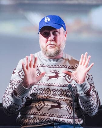 Tim Key on stage during Mark Kermode in 3D on Monday 15 December 2025 Tim Key on stage during Mark Kermode in 3D on Monday 15 December 2025 at BFI Southbank, London. ., Credit:Julie Edwards Avalon  Copyright: xJuliexEdwardsx xAvalonx 1059554139