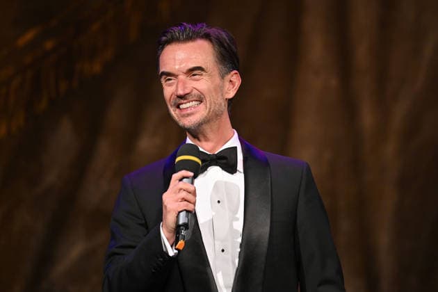 Florian SILBEREISEN presenter,actor,musician single image,cropped single motif,half figure,half figure Advent concert of the Bavarian Minister President on 15 12 2025 at the Cuvillies Theater in the Residenz in Munich
