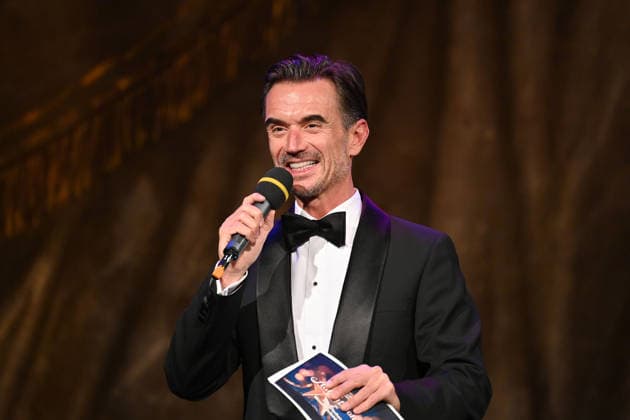 Florian SILBEREISEN presenter,actor,musician single image,cropped single motif,half figure,half figure Advent concert of the Bavarian Minister President on 15 12 2025 at the Cuvillies Theater in the Residenz in Munich