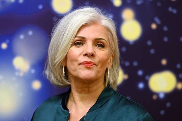 Birgit SCHROWANGE single picture,cropped single motif,portrait,portrait,portrait Advent concert of the Bavarian Prime Minister on 15 12 2025 at the Cuvillies Theater in the Residenz in Munich