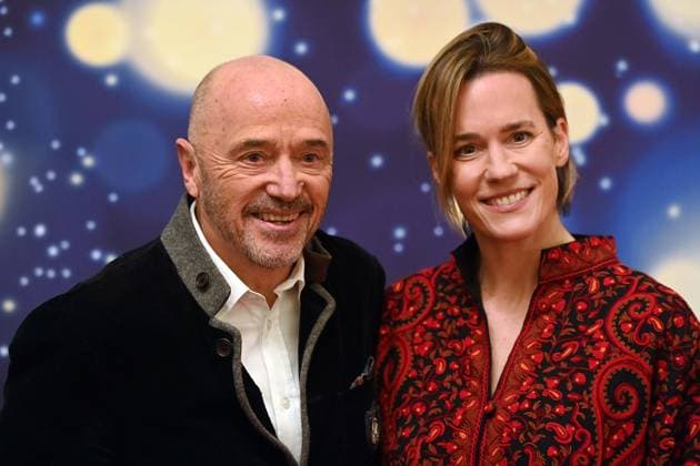 Christian NEUREUTHER with daughter Amelie Advent concert of the Bavarian State Premier on 15 12 2025 at the Cuvillies Theater in the Residence in Munich
