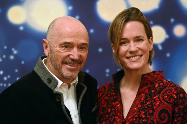 Christian NEUREUTHER with daughter Amelie Advent concert of the Bavarian State Premier on 15 12 2025 at the Cuvillies Theater in the Residence in Munich
