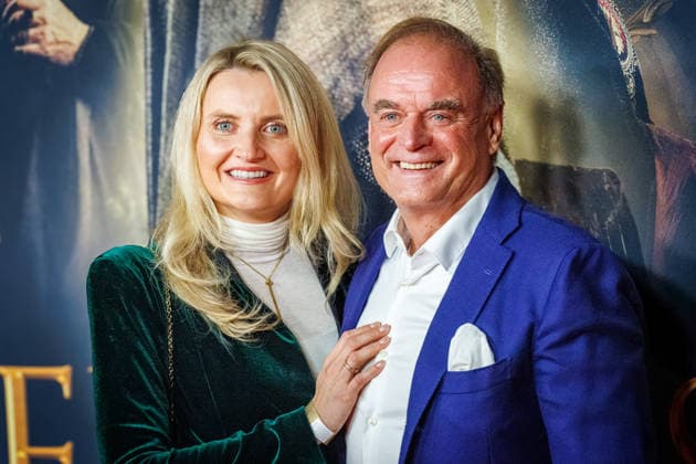 15 12 2025 Cologne World premiere of the historical film DER MEDICUS 2 at Cinedom Cologne Red Carpet Here Georg Kofler and his partner Isabel Grupp Cologne Cinedom North Rhine-Westphalia Germany