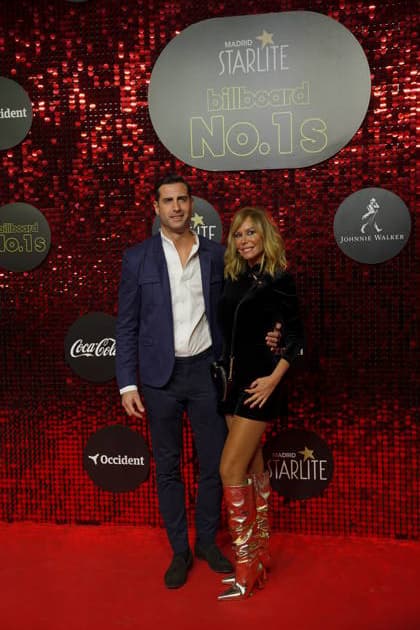 Carlos Maturana and Lara Dibildos attend the Billboard No. 1s photocall at Ifema on December 15, 2025 in Madrid, Spain.( ALTERPHOTOS S.Villarroel) (20251215084)
