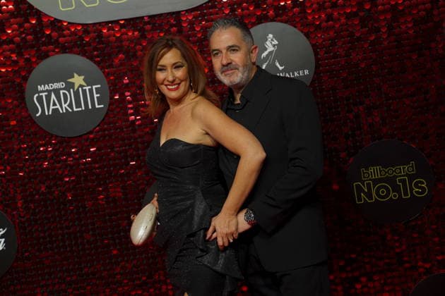 Rosario Mohedano and Andrés Fernández Martínez attend the Billboard No. 1s photocall at Ifema on December 15, 2025 in Madrid, Spain.( ALTERPHOTOS S.Villarroel) (20251215088)