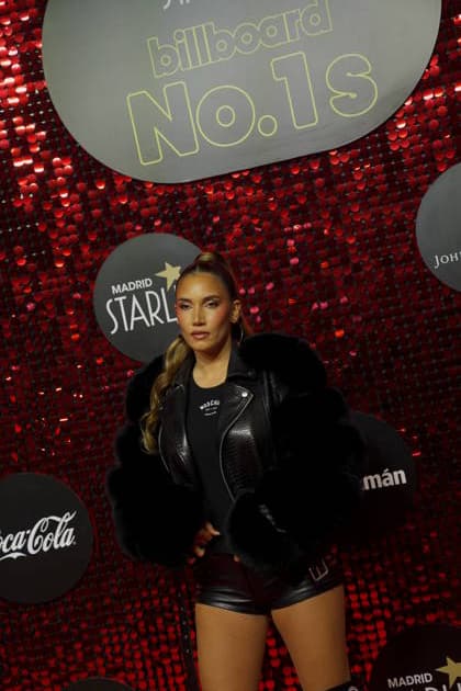 Singer India Martínez attends the Billboard No. 1s photocall at Ifema on December 15, 2025 in Madrid, Spain.( ALTERPHOTOS S.Villarroel) (01018)