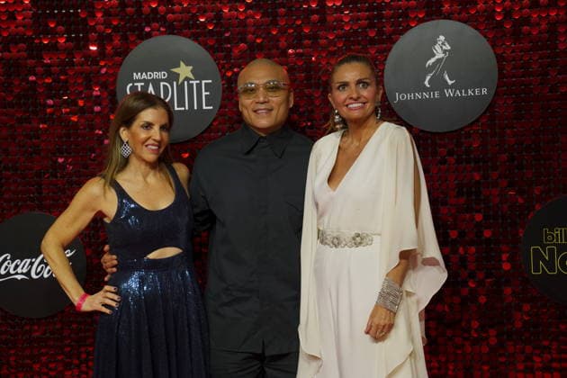 Leila Cobo, Billboard CEO Mike Van and Sandra García-Sanjuan attend the Billboard No. 1s photocall at Ifema on December 15, 2025 in Madrid, Spain.( ALTERPHOTOS S.Villarroel) (00973)