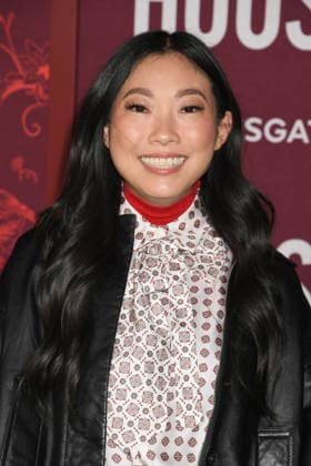 HOLLYWOOD, CA - DECEMBER 15: Awkwafina at the Los Angeles premiere of The Housemaid on December 15, 2025 at the TCL Chinese Theater in Hollywood, California. Copyright: xJeffreyxMayerx