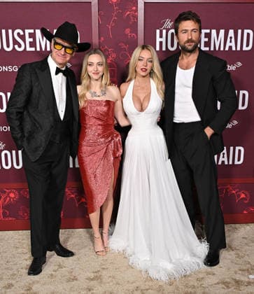 ˜The Housemaid™ Los Angeles Premiere Paul Feig, Amanda Seyfried, Sydney Sweeney and Brandon Sklenar arriving to The Housemaid Los Angeles premiere held at the TCL Chinese Theatre on December 15, 2025 in Hollywood, Ca. Hollywood TCL Chinese Theatre California USA Copyright: xStarbuck AFF-USA.COMx