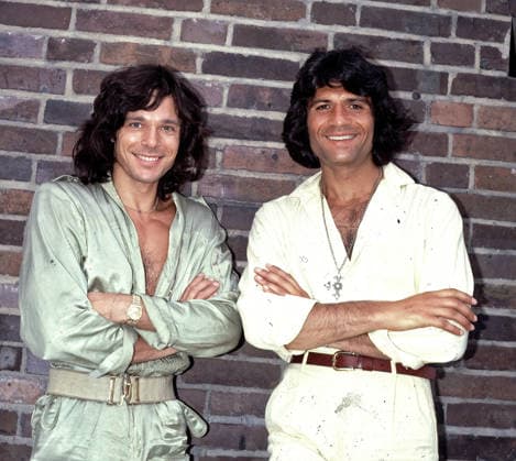 ARCHIV: Jürgen Drews Sänger Jürgen Drews mit Costa Cordalis , 70er Jahre ARCHIVAUFNAHME, Datum geschätzt 20251212JWM0005 *** ARCHIVE Jürgen Drews Singer Jürgen Drews with Costa Cordalis , 70s ARCHIVE RECORD, date estimated 20251212JWM0005