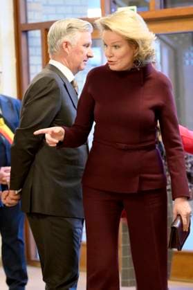 King Philippe And Queen Mathilde Visit Convalescent Home NIEUWPOORT, BELGIUM - DECEMBER 16: King Philippe and Queen Mathilde pictured paying a Christmas visit to the non-profit organisation Samana at the Ter Duinen holiday and convalescent home in Nieuwpoort on December 16, 2025 in NIeuwpoort, Belgium, 16 12 2025 NIeuwpoort Belgium  Copyright: xPhilipxReynaersx