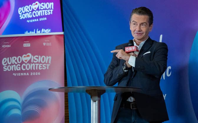 20251216 Eurovision Song Contest 2026 - ORF-Medienupdate WIEN, OESTERREICH - 16. DEZEMBER: ORF-Generaldirektor Roland Weissmann waehrend des Mediengespraechs anlaesslich eines ORF Updates zum 70. ESC - Eurovision Song Contest vom 12. bis zum 16. Mai 2026 in Wien im Foyer der Halle F der Wiener Stadthalle am 16. Dezember 2025 in Wien, Oesterreich. 251216_SEPA_17_020 Copyright: xIsabellexOuvrardx SEPAxMedia