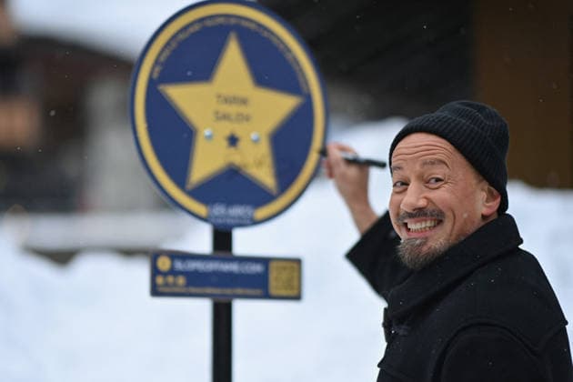 Les Arcs Film Festival - Day Four. FC LES ARCS, FRANCE - DECEMBER 16: Tarik Saleh attends his Slope Of Fame sign unveiling during Day Four of Les Arcs Film Festival on December 16, 2025 in Les Arcs, France. Photo by Franck Castel ABACAPRESS.COM Les Arcs France  Copyright: xCastelxFranck ABACAx