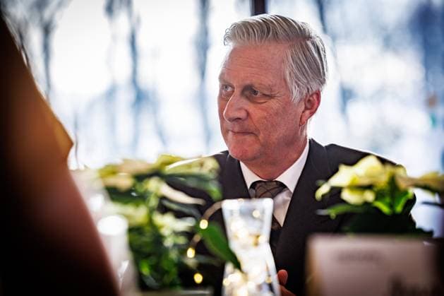 King Philippe - Filip of Belgium pictured during a royal visit to vzw Samana in holiday and recovery residence Ter Duinen in Nieuwpoort, Tuesday 16 December 2025. Samana organizes home visits, social gatherings, customized vacations, and training for people with chronic illnesses or high care needs and their caregivers.  KURTxDESPLENTER 149285279