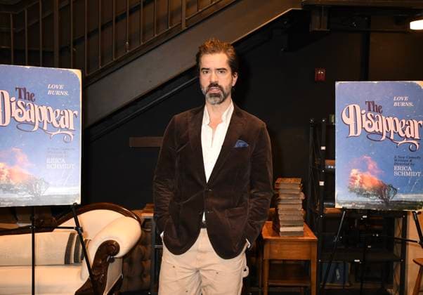 NEW YORK, NY - DECEMBER 16: Hamish Linklater at the Audible Theater™s world premiere preview of The Disappear, a new comedy opening in January 2026 at Sheen Center Frank Shiner Theater on December 16, 2025 in New York City. Copyright: xMediaPunchx