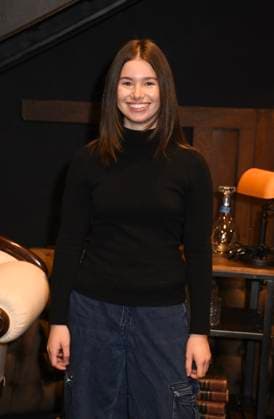 NEW YORK, NY - DECEMBER 16: Anna Mirodin at the Audible Theater™s world premiere preview of The Disappear, a new comedy opening in January 2026 at Sheen Center Frank Shiner Theater on December 16, 2025 in New York City. Copyright: xMediaPunchx
