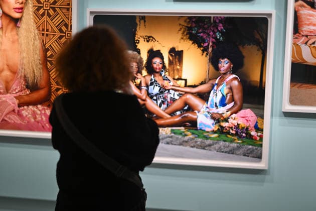 CELEBRITES : Mickalene Thomas at the Grand Palais - 16 12 2025 Mickalene Thomas, All About Love at the Grand Palais, December 16th 2025.  Copyright: xx