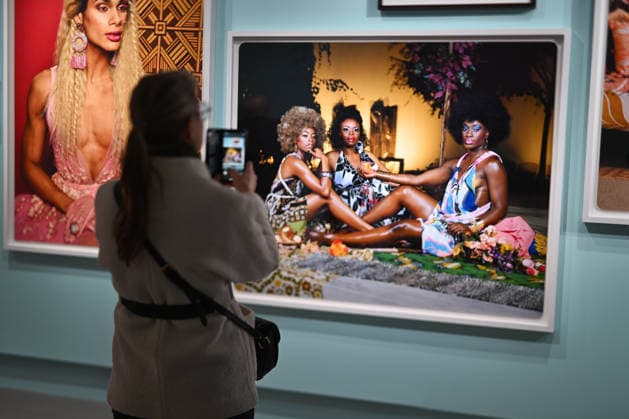 CELEBRITES : Mickalene Thomas at the Grand Palais - 16 12 2025 Mickalene Thomas, All About Love at the Grand Palais, December 16th 2025.  Copyright: xx