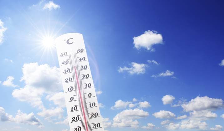 Quecksilberthermometer Sommerhitze oder globale Erwärmung, Klimawandel Konzept Mercury thermometer. Summer heat or global warming climate change concept Copyright: imageBROKER WaldemarxThaut ibxiqx15445954.jpg