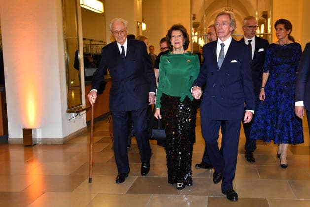 Queen Silvia of Sweden, Duke Franz of Bavaria and Leopold of Bavaria at the 30 BMW Advent Benefit Concert 30 BMW Benefit Advent Concert in the Herkulessaal Residence on 16 12 2025 in Munich 30 BMW Advent Benefit Concert in Munich