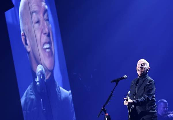 Night of the Proms Erfurt 16 12 2025, Erfurt, Messehalle, Night of the Proms Classical meets pop with musical accompaniment by the Antwerp Philharmonic Orchestra under the direction of conductor Alexandra Arrieche, great artists perform and inspire the audience in the picture Midge Ure
