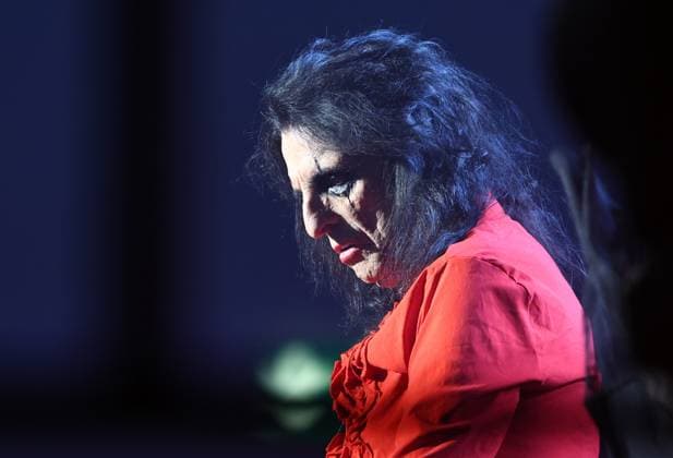 Night of the Proms Erfurt 16 12 2025, Erfurt, Messehalle, Night of the Proms Classical meets pop with musical accompaniment by the Antwerp Philharmonic Orchestra under the direction of conductor Alexandra Arrieche, great artists perform and inspire the audience in the picture Alice Cooper