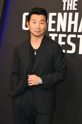 NEW YORK, NY- DECEMBER 16: Simu Liu at the special screening of Peacock™s The Copenhagen Test on December 16, 2025 at The Whitby Hotel in New York City. Copyright: xMediaPunchx