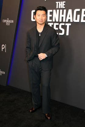 NEW YORK, NY- DECEMBER 16: Simu Liu at the special screening of Peacock™s The Copenhagen Test on December 16, 2025 at The Whitby Hotel in New York City. Copyright: xMediaPunchx