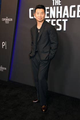 NEW YORK, NY- DECEMBER 16: Simu Liu at the special screening of Peacock™s The Copenhagen Test on December 16, 2025 at The Whitby Hotel in New York City. Copyright: xMediaPunchx