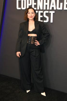 NEW YORK, NY- DECEMBER 16: Sara Amini at the special screening of Peacock™s The Copenhagen Test on December 16, 2025 at The Whitby Hotel in New York City. Copyright: xMediaPunchx