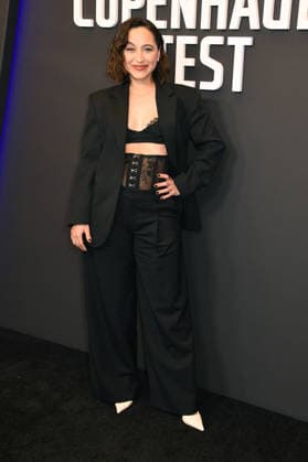 NEW YORK, NY- DECEMBER 16: Sara Amini at the special screening of Peacock™s The Copenhagen Test on December 16, 2025 at The Whitby Hotel in New York City. Copyright: xMediaPunchx