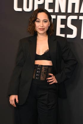 NEW YORK, NY- DECEMBER 16: Sara Amini at the special screening of Peacock™s The Copenhagen Test on December 16, 2025 at The Whitby Hotel in New York City. Copyright: xMediaPunchx