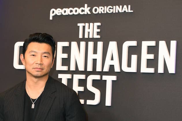 NEW YORK, NY- DECEMBER 16: Simu Liu at the special screening of Peacock™s The Copenhagen Test on December 16, 2025 at The Whitby Hotel in New York City. Copyright: xMediaPunchx