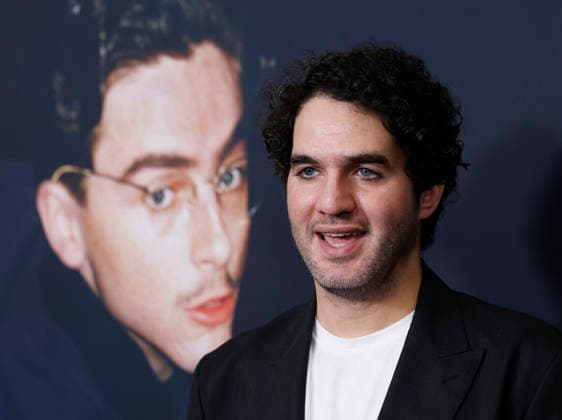 Benny Safdie arrives on the red carpet for A24 s Marty Supreme New York Premiere on Tuesday, December 16, 2025 in New York City.  NYP20251216162 JohnxAngelillo