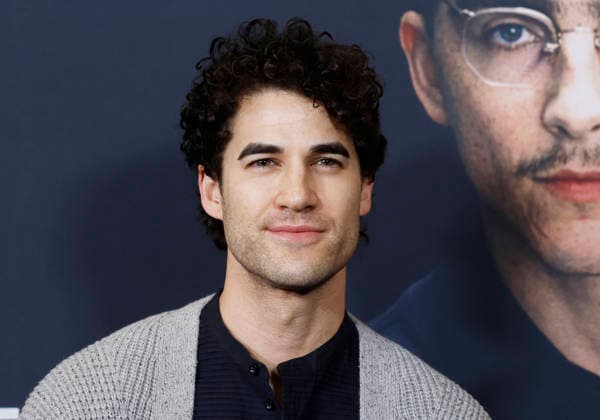 Darren Criss arrives on the red carpet for A24 s Marty Supreme New York Premiere on Tuesday, December 16, 2025 in New York City.  NYP20251216148 JohnxAngelillo