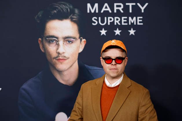 Patrick Tomasso arrives on the red carpet for A24 s Marty Supreme New York Premiere on Tuesday, December 16, 2025 in New York City.  NYP20251216178 JohnxAngelillo