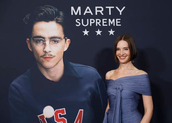 Hari Nef arrives on the red carpet for A24 s Marty Supreme New York Premiere on Tuesday, December 16, 2025 in New York City.  NYP20251216169 JohnxAngelillo