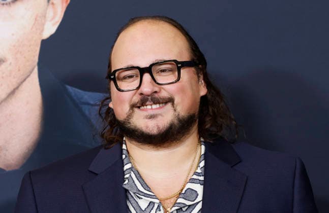 Stavros Halkias arrives on the red carpet for A24 s Marty Supreme New York Premiere on Tuesday, December 16, 2025 in New York City.  NYP20251216151 JohnxAngelillo