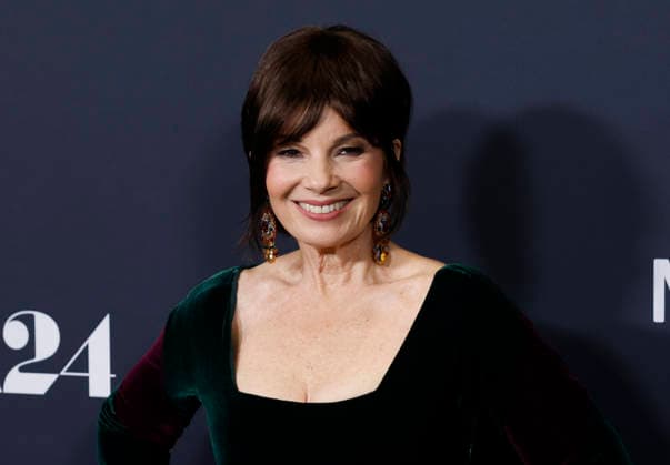 Fran Drescher arrives on the red carpet for A24 s Marty Supreme New York Premiere on Tuesday, December 16, 2025 in New York City.  NYP20251216142 JohnxAngelillo