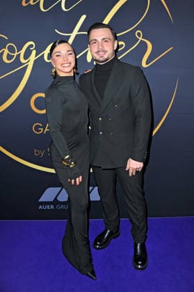 All Together Charity Gala Dinner Sergiu and Anastasia Maruster on the occasion of the All Together Charity Gala Dinner on 16 12 2025 in Heidelberg 20251216MWI097703