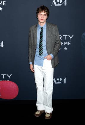 Red carpet for the New York premiere of A24 s Marty Supreme Featuring: Moses Martin Where: New York, New York, United States When: 16 Dec 2025 Credit: Janet Mayer INSTARimages.com EDITORIAL USE ONLY. NOT FOR USE BY NEWSPAPERS BASED IN THE UK. Copyright: xx instar55342412