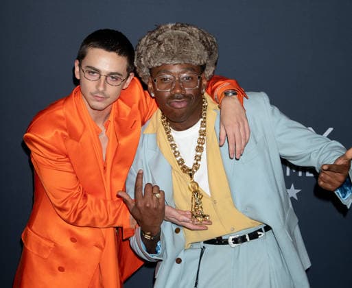Red carpet for the New York premiere of A24 s Marty Supreme Featuring: Timothee Chalamet, Tyler the Creator Where: New York, New York, United States When: 16 Dec 2025 Credit: Janet Mayer INSTARimages.com EDITORIAL USE ONLY. NOT FOR USE BY NEWSPAPERS BASED IN THE UK. Copyright: xx instar55342427