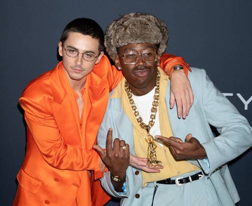 Red carpet for the New York premiere of A24 s Marty Supreme Featuring: Timothee Chalamet, Tyler the Creator Where: New York, New York, United States When: 16 Dec 2025 Credit: Janet Mayer INSTARimages.com EDITORIAL USE ONLY. NOT FOR USE BY NEWSPAPERS BASED IN THE UK. Copyright: xx instar55342428