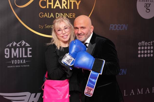 All Together Charity Gala Serdar Topcu and Maria Dörk Weller at the All Together Charity Gala 2025 at the WinterVarieté in Heidelberg Heidelberg WinterVariete Baden Württemberg