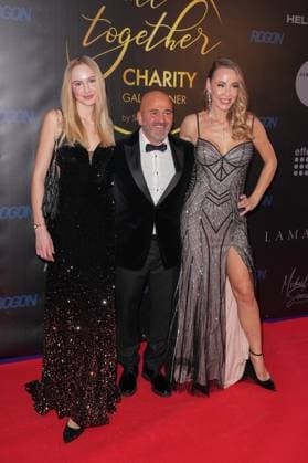 All Together Charity Gala Mara Walker, Serdar Topcu and Sylvia Walker at the All Together Charity Gala 2025 at the WinterVarieté in Heidelberg Heidelberg WinterVariete Baden Württemberg