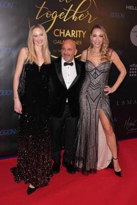 All Together Charity Gala Mara Walker, Serdar Topcu and Sylvia Walker at the All Together Charity Gala 2025 at the WinterVarieté in Heidelberg Heidelberg WinterVariete Baden Württemberg