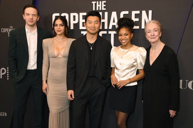 Celebrities at the special screening of Peacock™s The Copenhagen Test on December 16, 2025 at The Whitby Hotel in New York City Featuring: Mark O Brien, Melissa Barrera, Simu Liu, Sinclair Daniel and Kathleen Chalfant Where: New York City, New York, United States When: 16 Dec 2025 Credit: mpi099 MediaPunch INSTARimages EDITORIAL USE ONLY. NOT FOR USE BY NEWSPAPERS BASED IN THE UK. Copyright: xx instar55343168