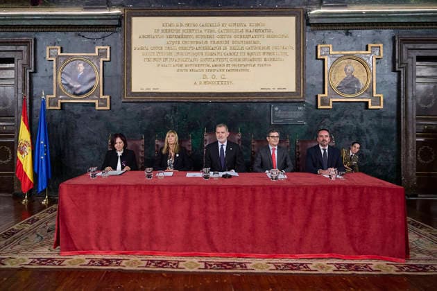 King Felipe VI presides over the delivery of offices to the 63rd promotion of the prosecutor career The King, Felipe VI, presides over the delivery of offices to the 63rd promotion of the prosecutor career accompanied by the Minister of the Presidency, Félix Bolanos, on December 17, 2025, in Madrid Spain The presentation of the offices is made to the 76 members of the 63rd promotion of the prosecutor career who have completed the selective course at the Center for Legal Studies and will become new state prosecutors 17 DECEMBER 2025 Jesús Hellí Espana  Copyright: xJesusxHellinx 7174887