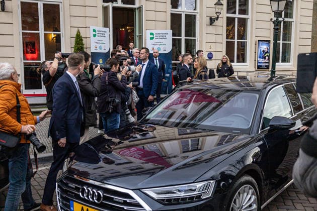 December 17, 2025, The Hague, South-Holland, Netherlands: Queen MAXIMA of the Netherlands at the premiere of the educational film Ã¢â‚¬oeBlij dat je betaald hebtÃ¢â‚¬Â (Glad you paid) at Theater Diligentia in The Hague. The film was made for the financial education program Bank voor de Klas. Queen MAXIMA is honorary chair of the Dutch financial education platforms Wijzer in geldzaken and Stichting Financieel Gezond Nederland. The Hague Netherlands - ZUMAg281 20251217_zaf_g281_002 Copyright: xStormxGroenendijkx